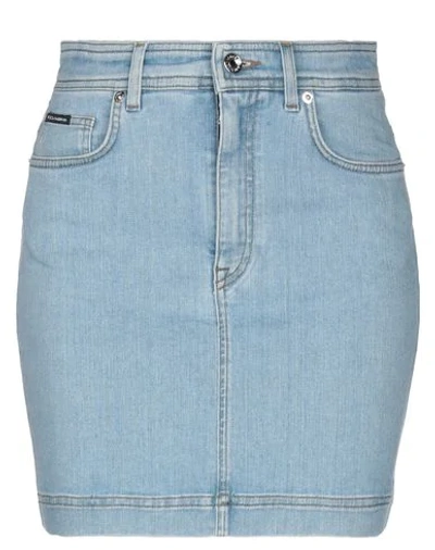 Shop Dolce & Gabbana Denim Skirts In Blue