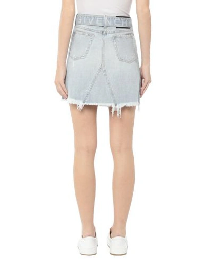 Shop Givenchy Denim Skirts In Blue