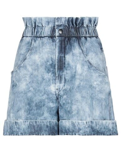 Shop Isabel Marant Étoile Denim Shorts In Blue