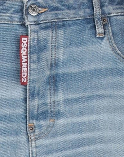 Dsquared2 Denim Cropped In Blue