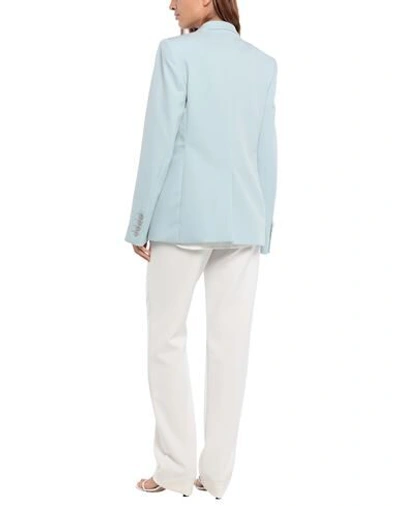 Shop Stella Mccartney Suit Jackets In Sky Blue