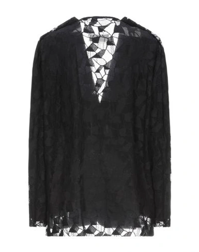Shop Maison Margiela Woman Blazer Black Size 2 Polyester, Cotton, Polyamide