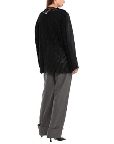 Shop Maison Margiela Woman Blazer Black Size 2 Polyester, Cotton, Polyamide