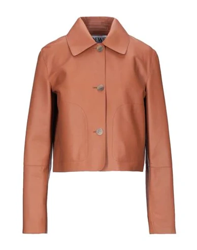 Shop Loewe Sartorial Jacket In Brown