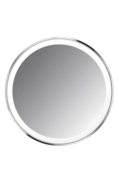 Shop Simplehuman 4-inch Sensor Mirror Compact In Brushed Steel
