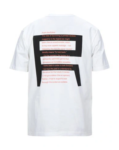 Shop Junya Watanabe Comme Des Garçons Man T-shirt White Size S Cotton