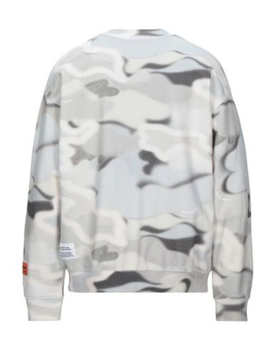 Shop Heron Preston Sweatshirts In Light Grey