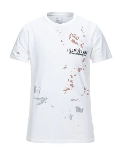 Shop Helmut Lang T-shirts In White