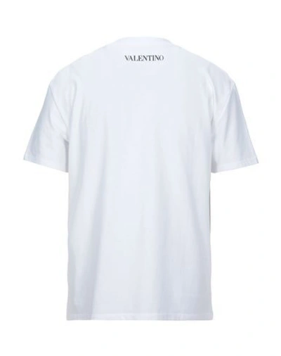 Shop Valentino Garavani Man T-shirt White Size M Cotton