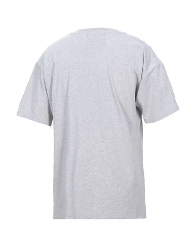 Shop Moschino Man T-shirt Light Grey Size S Cotton