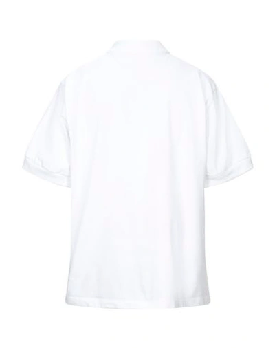Shop Prada Polo Shirts In White