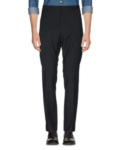 Shop Valentino Garavani Man Pants Black Size 28 Wool, Mohair Wool