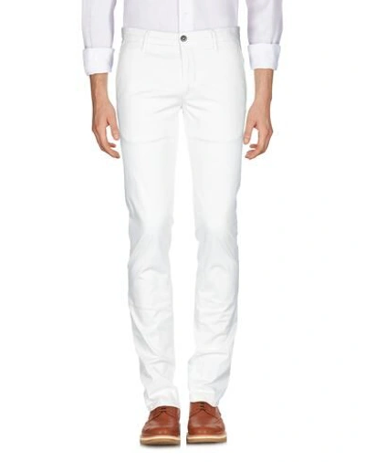 Shop Incotex Red Man Pants White Size 33 Cotton, Elastane