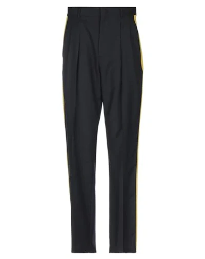 Shop Valentino Garavani Man Pants Black Size 36 Wool, Mohair Wool, Cotton