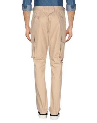 Shop Burberry Casual Pants In Camel