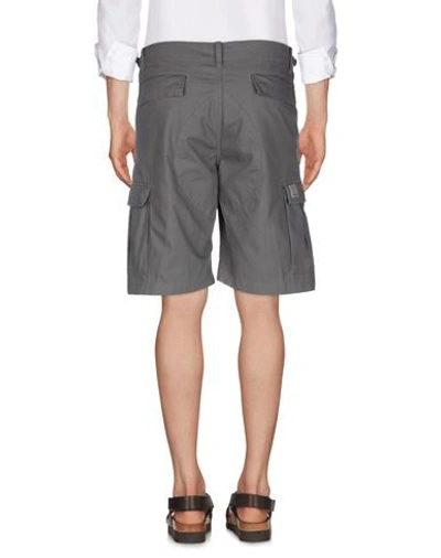 Shop Carhartt Man Shorts & Bermuda Shorts Grey Size 27 Cotton