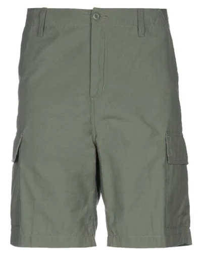 Shop Carhartt Shorts & Bermuda Shorts In Military Green
