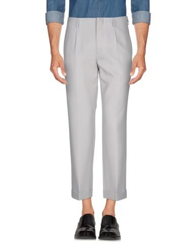 Shop Givenchy Man Pants Grey Size 38 Wool