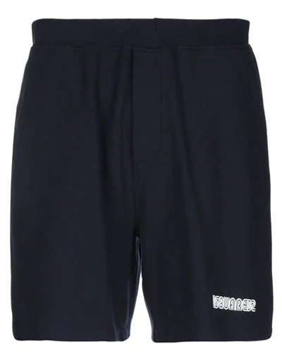 Shop Dsquared2 Shorts & Bermuda Shorts In Dark Blue