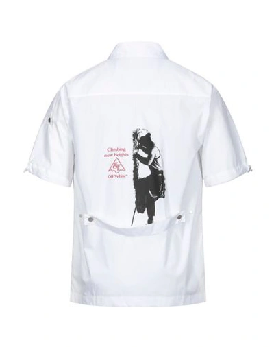 Shop Off-white Man Shirt White Size M Cotton