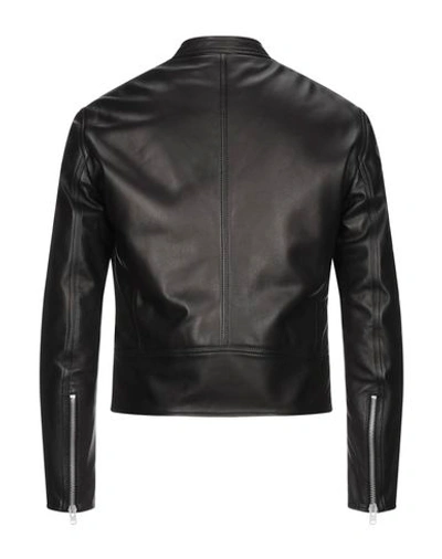 Shop Maison Margiela Biker Jacket In Black