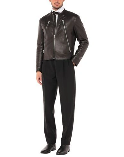 Shop Maison Margiela Biker Jacket In Black