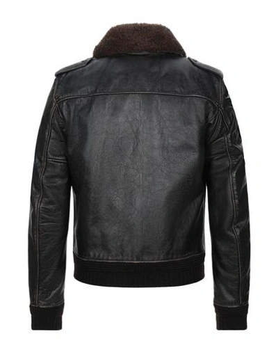 Shop Saint Laurent Jacket In Dark Brown