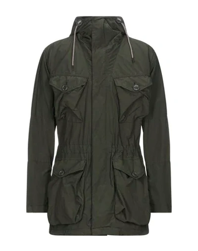 Aspesi Overcoats In Dark Green
