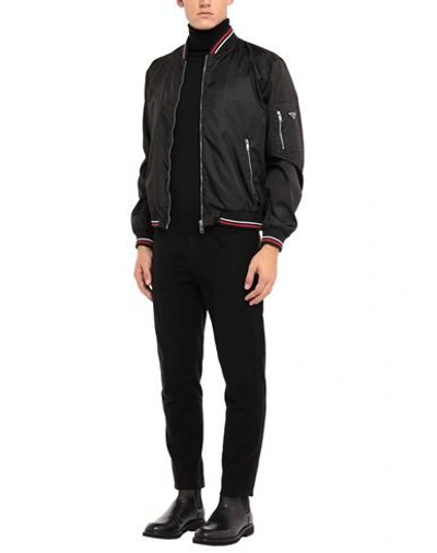 Shop Prada Jackets In Black