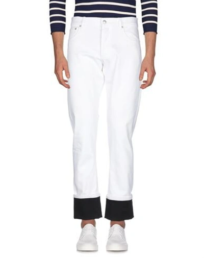 Shop Alexander Mcqueen Jeans In White