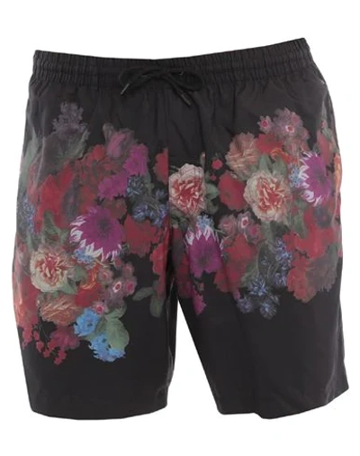 Shop Dries Van Noten Swim Trunks In Black