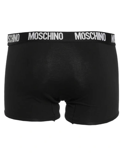 Shop Moschino Boxers In Black