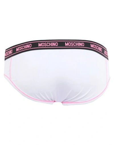 Shop Moschino Briefs In White