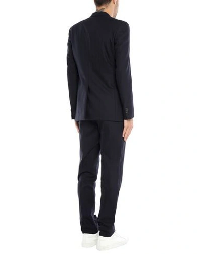 Shop Maison Margiela Suits In Dark Blue