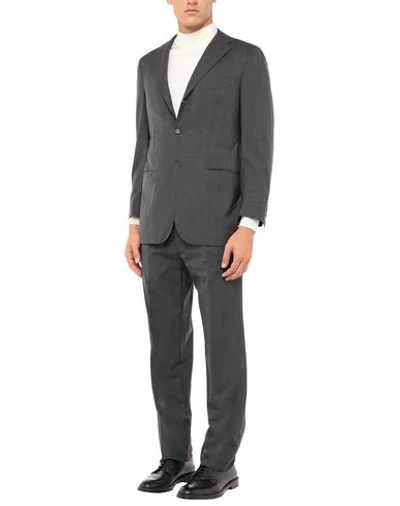 Shop Kiton Suits In Lead