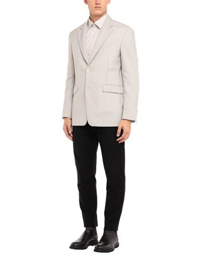 Shop Givenchy Suit Jackets In Light Grey