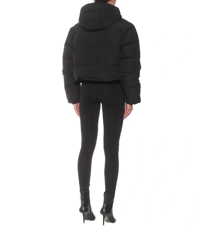 Wardrobe.nyc + Net-a-porter Hooded Quilted Padded Shell Down Jacket In Black