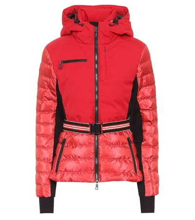 Shop Erin Snow Kat Hooded Ski Jacket In Red