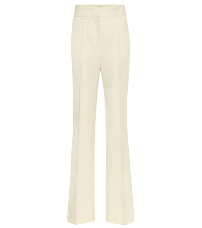 Shop Givenchy High-rise Straight Pants In White