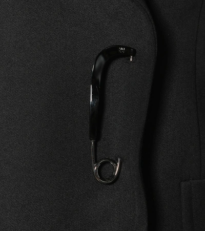 Shop Givenchy Wool-blend Twill Blazer In Black