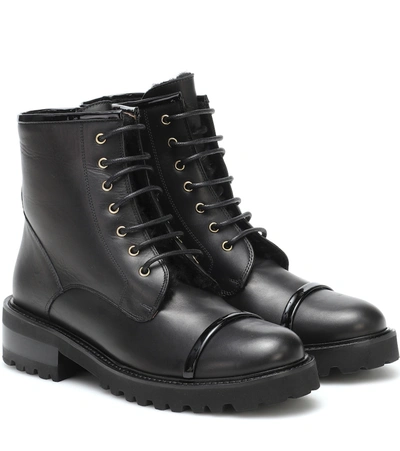 Shop Malone Souliers Bryce Leather Combat Boots In Black