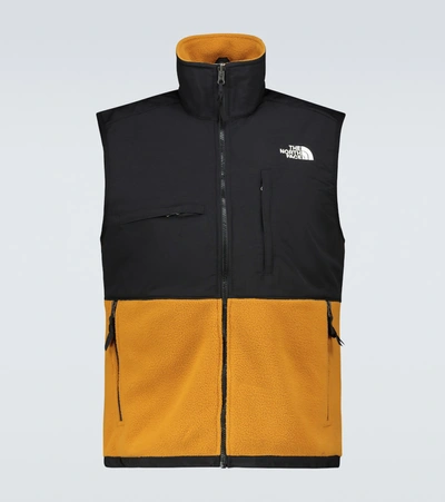 Shop The North Face Denali Fleece Vest In Brown