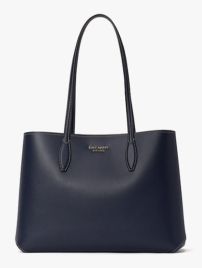 Shop Kate Spade All Day Large Tote In Blazer Blue