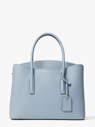 Shop Kate Spade Margaux Large Satchel In Horizon Blue