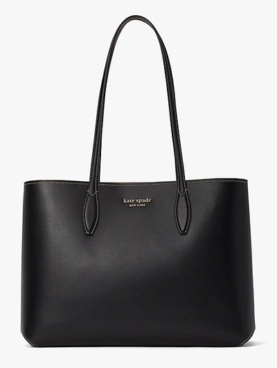 Shop Kate Spade All Day Large Tote In Black