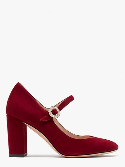 Shop Kate Spade Mara Pumps In Red Wine