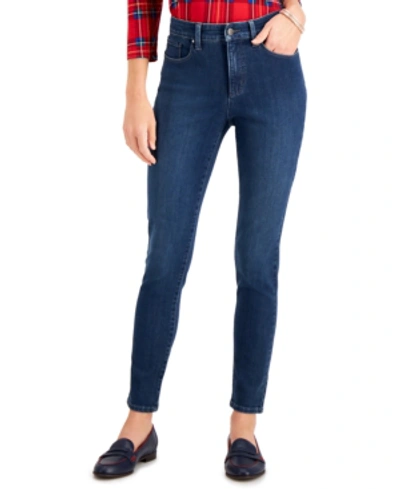 Shop Charter Club Windham High-rise Skinny Jeans, Created For Macy's In Luna Wash