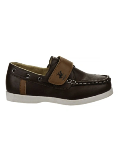 Shop Beverly Hills Polo Club Toddler Boys Loafer In Brown/tan