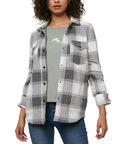 Shop O'neill Juniors' Plaid Shirt In Naked