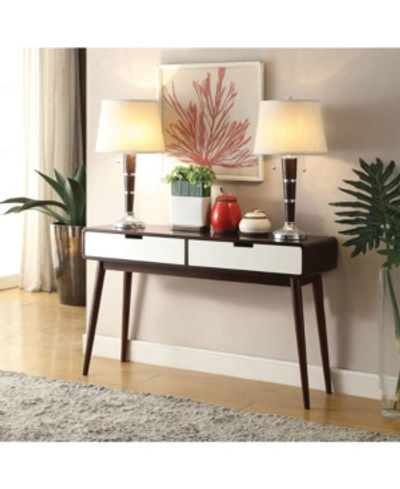 Shop Acme Furniture Christa Sofa Table In Brown